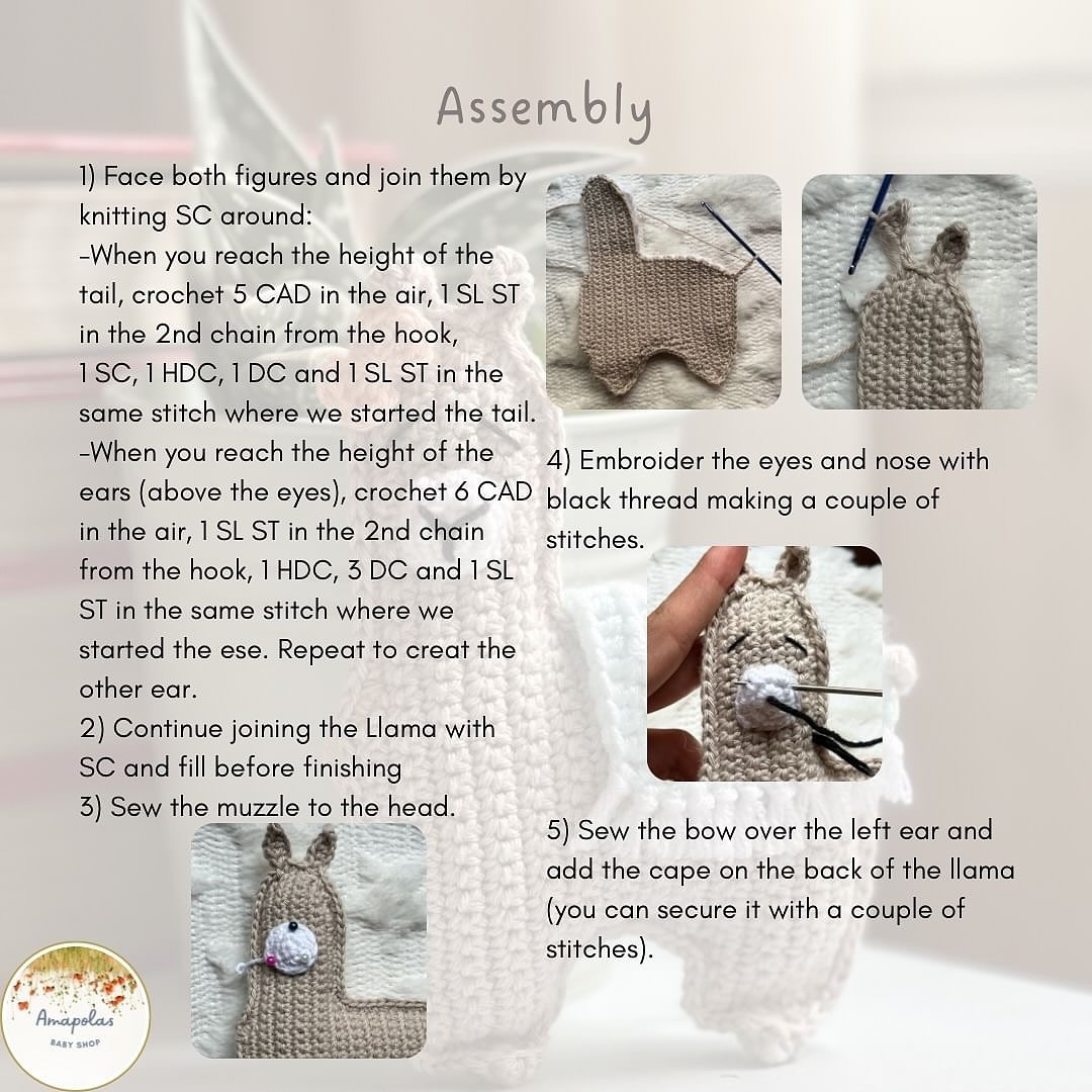 Free Crochet Llama Pattern