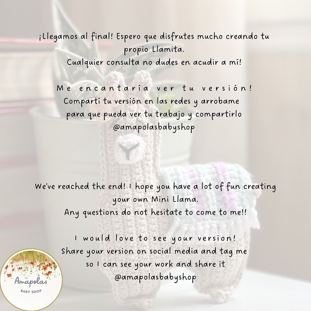 Free Crochet Llama Pattern