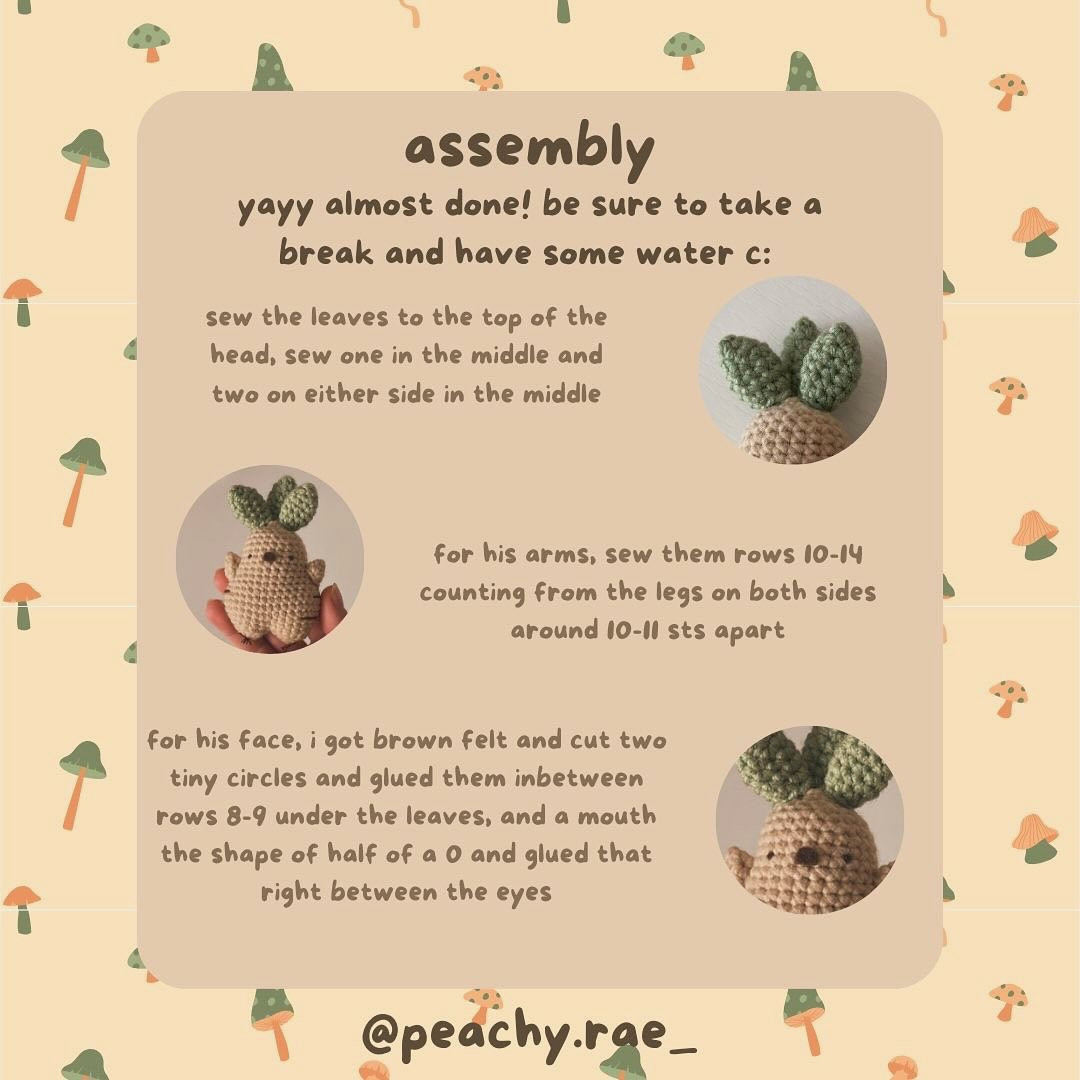 Free Crochet Mandrake Pattern!