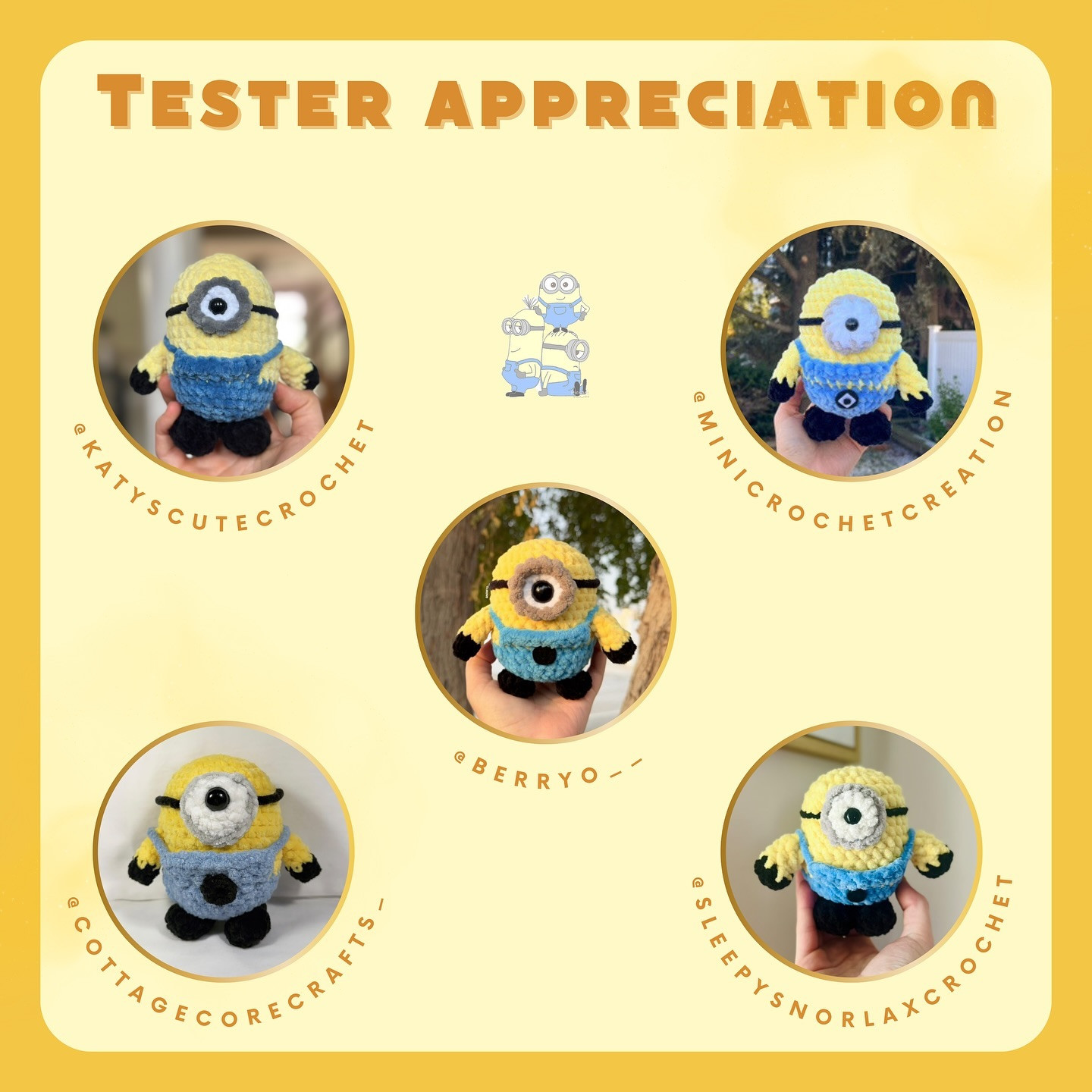 Free Crochet Minion Pattern
