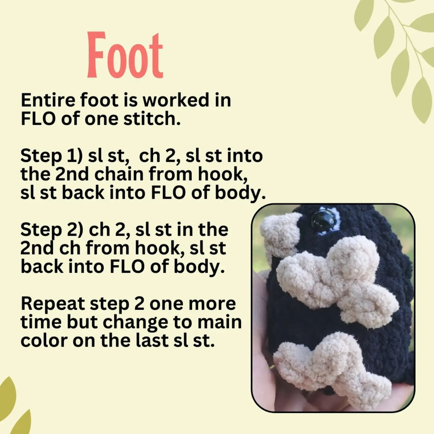 Free Crochet Mole Pattern Chart