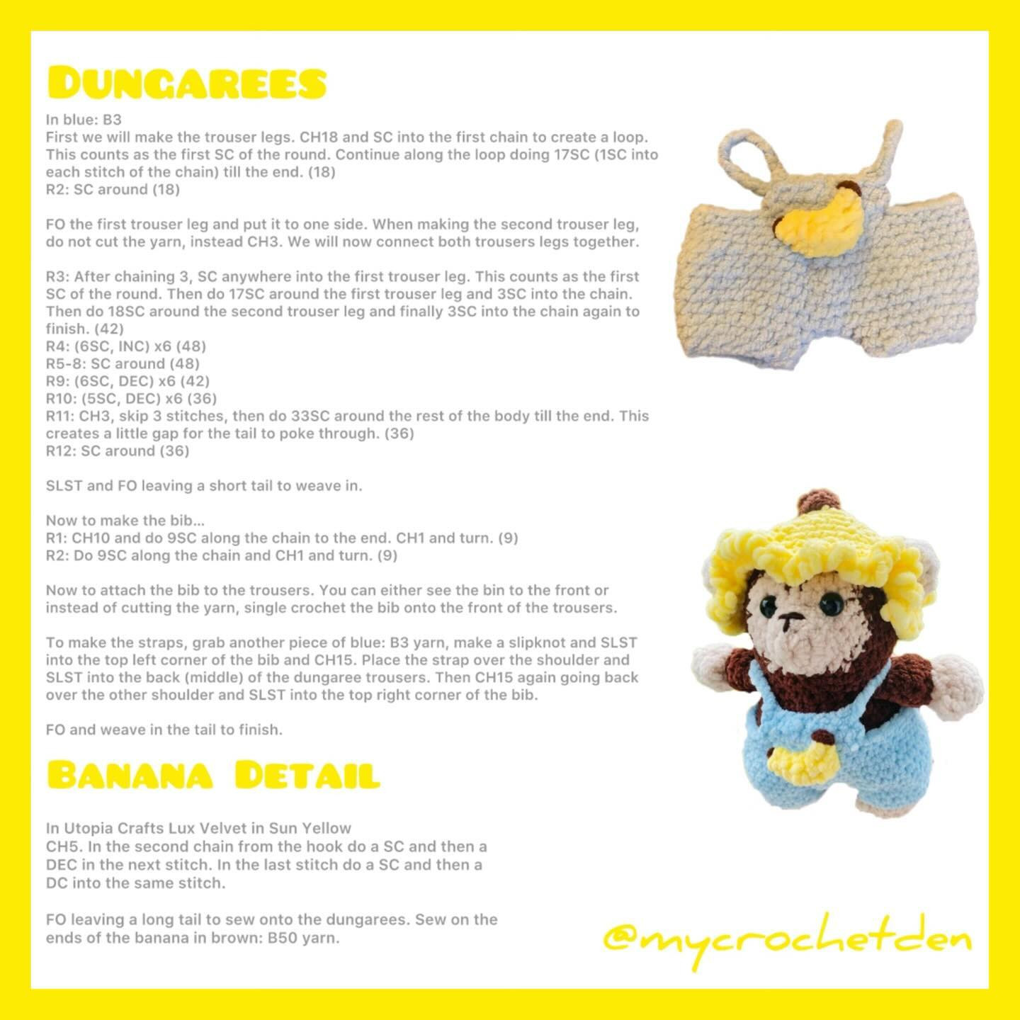Free Crochet Monkey Pattern!