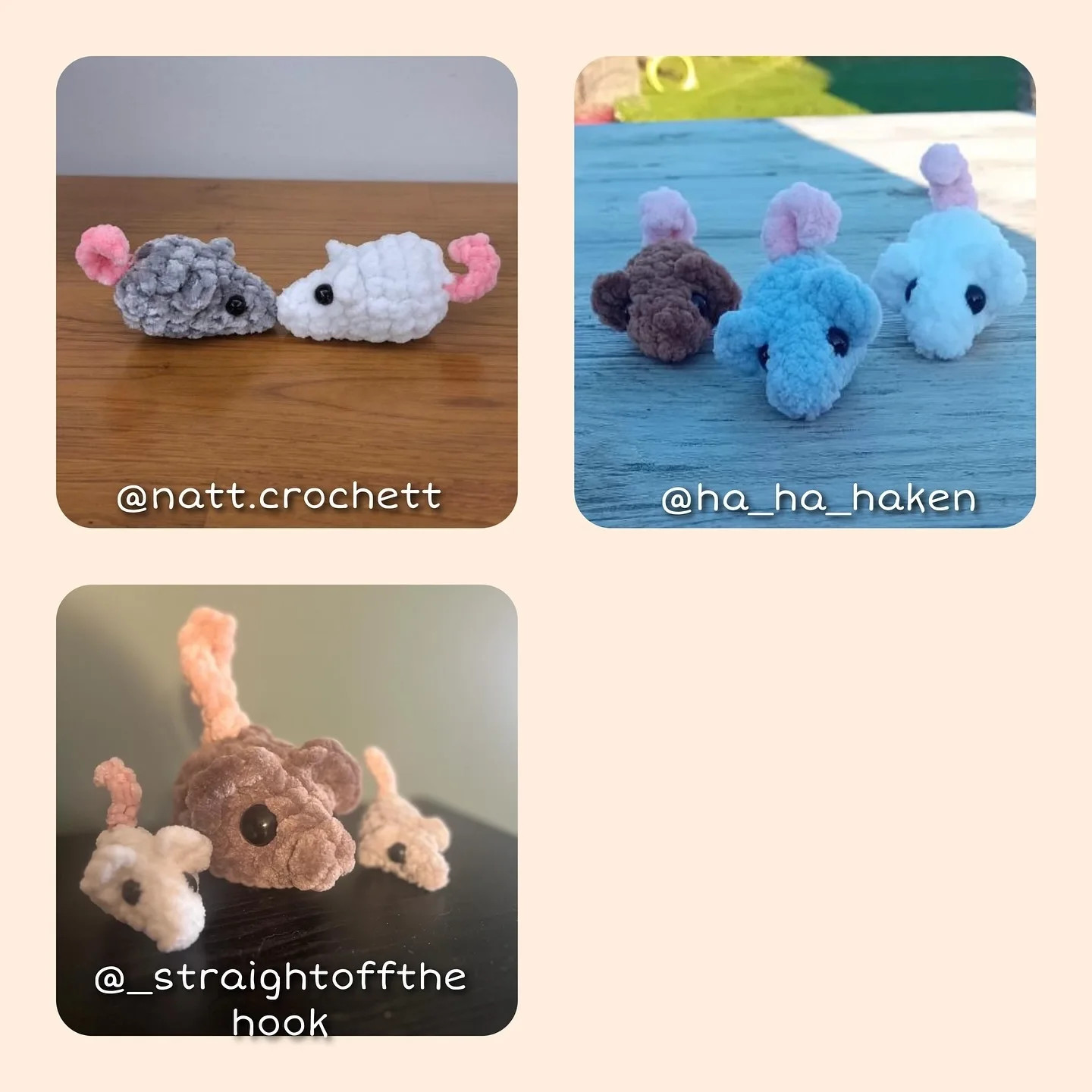 Free Crochet Mouse Pattern: Tester Appreciation!