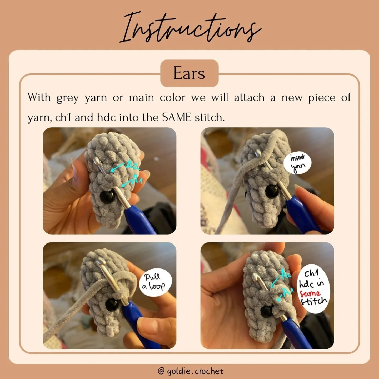 Free Crochet Mouse Pattern: Tester Appreciation!