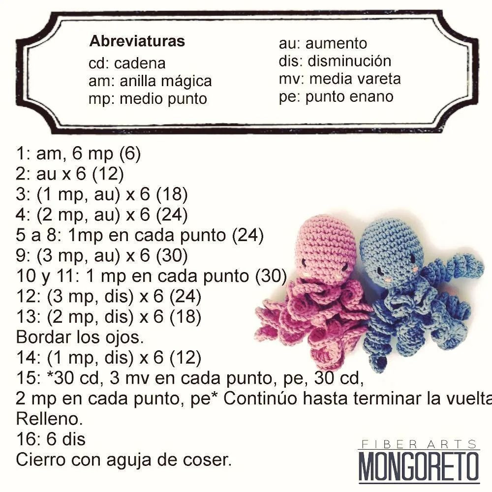 Free Crochet Octopus Pattern