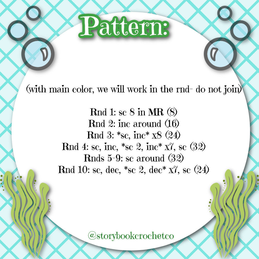 Free Crochet Octopus Pattern Chart