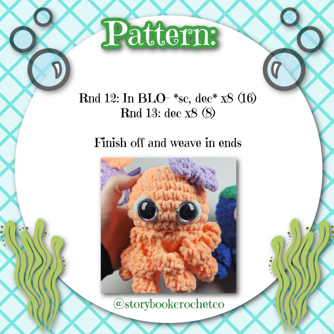 Free Crochet Octopus Pattern Chart