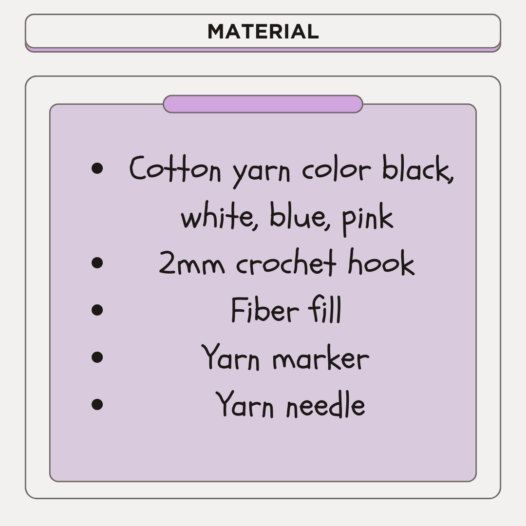 Free Crochet Panda Amigurumi Pattern