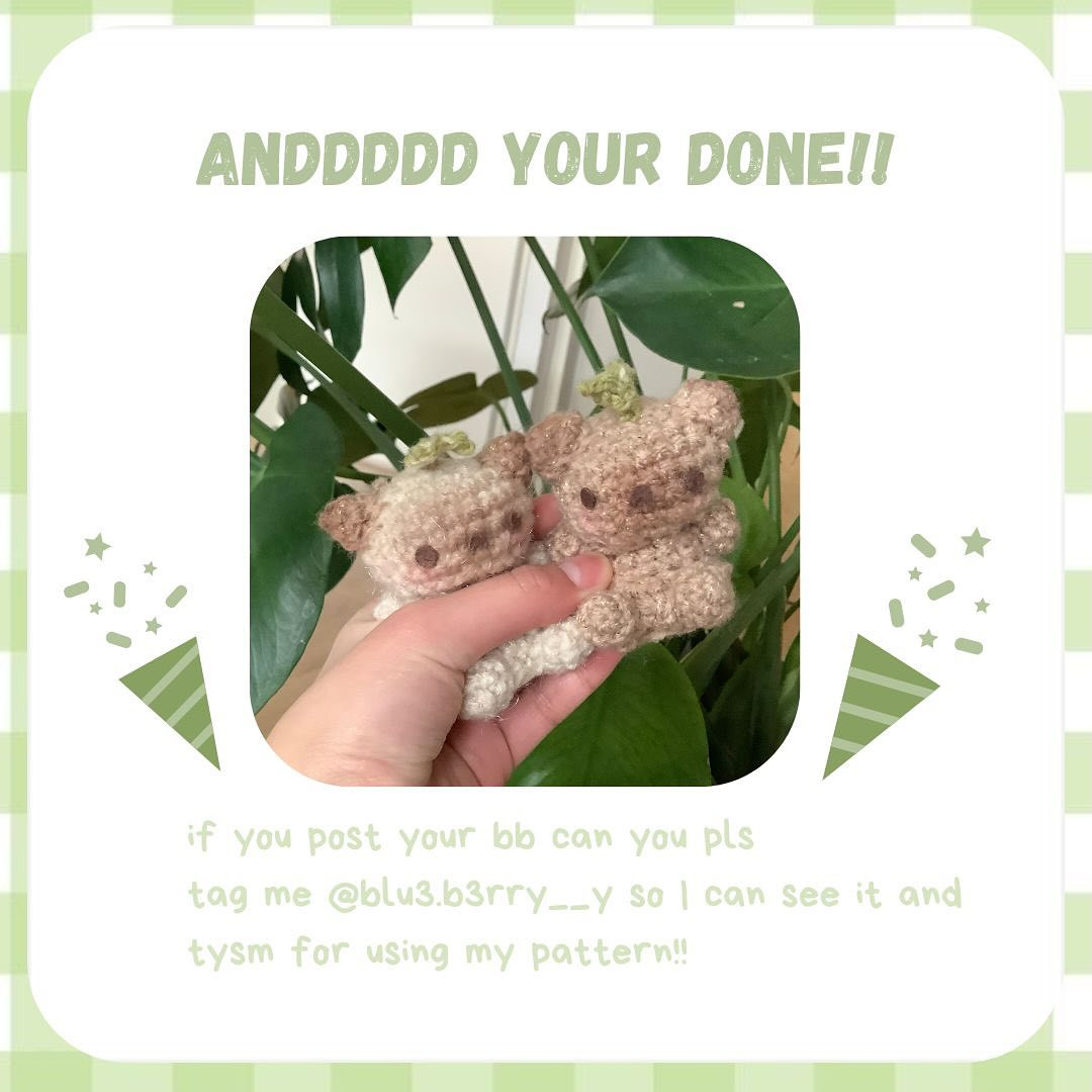 Free Crochet Pattern: 2 Sprouting Buddies Amigurumi