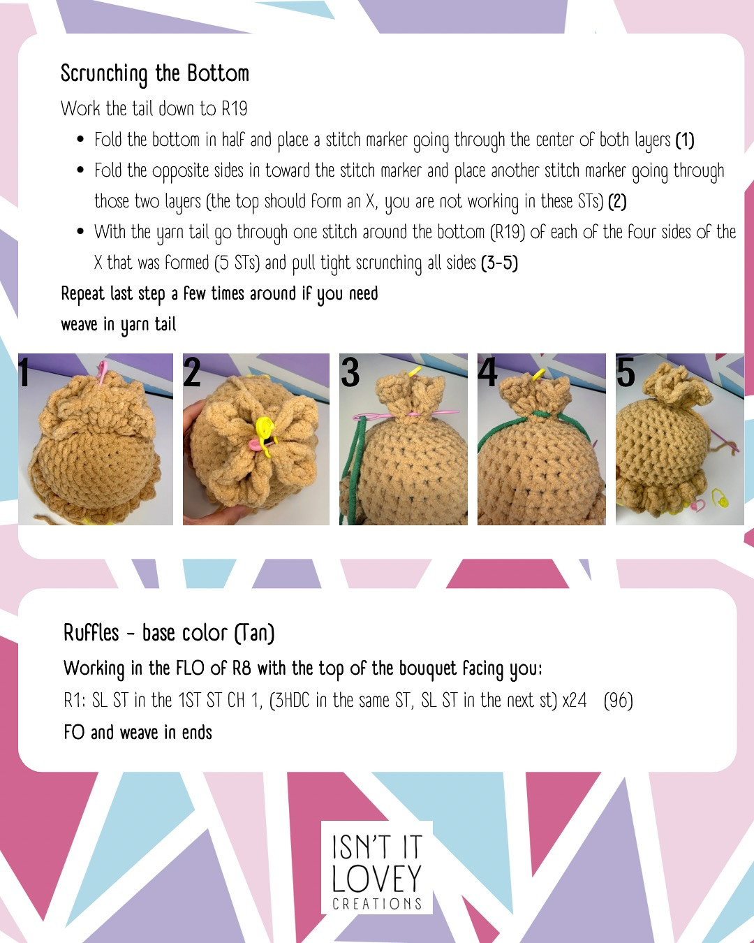 Free Crochet Pattern: 4-in-1 Flower Bouquet