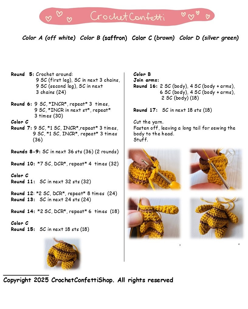 Free Crochet Pattern: Adorable Amigurumi Bee