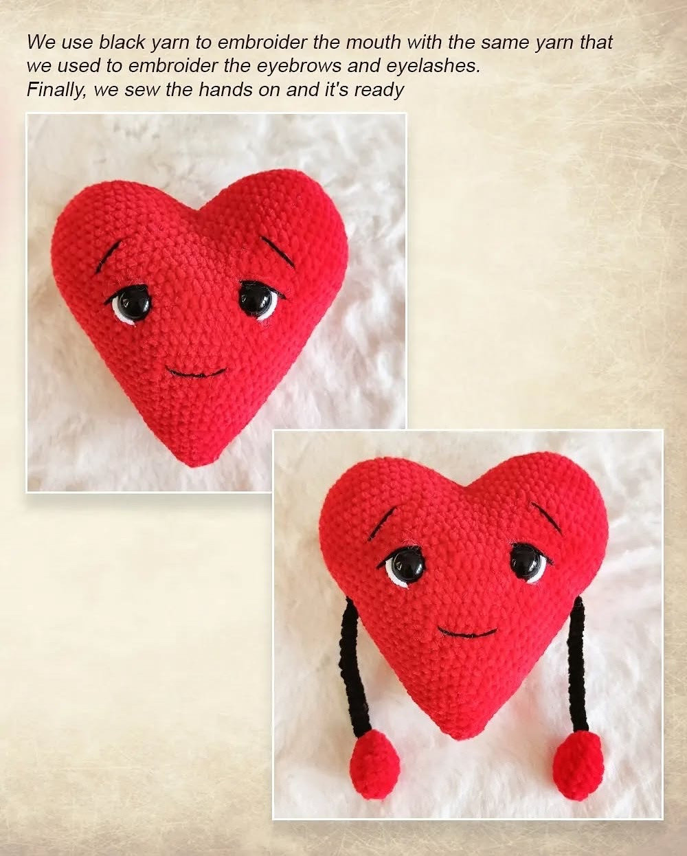 Free Crochet Pattern: Adorable Amigurumi Heart