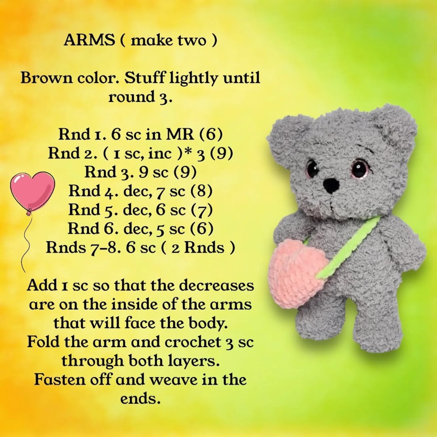 Free Crochet Pattern: Adorable Amigurumi Teddy Bears