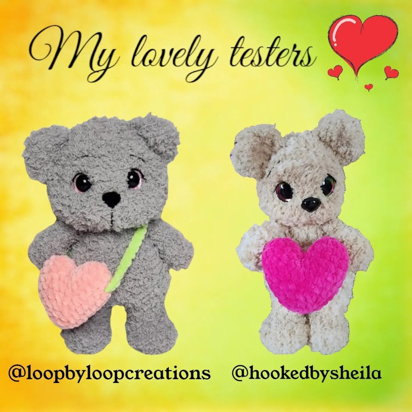 Free Crochet Pattern: Adorable Amigurumi Teddy Bears