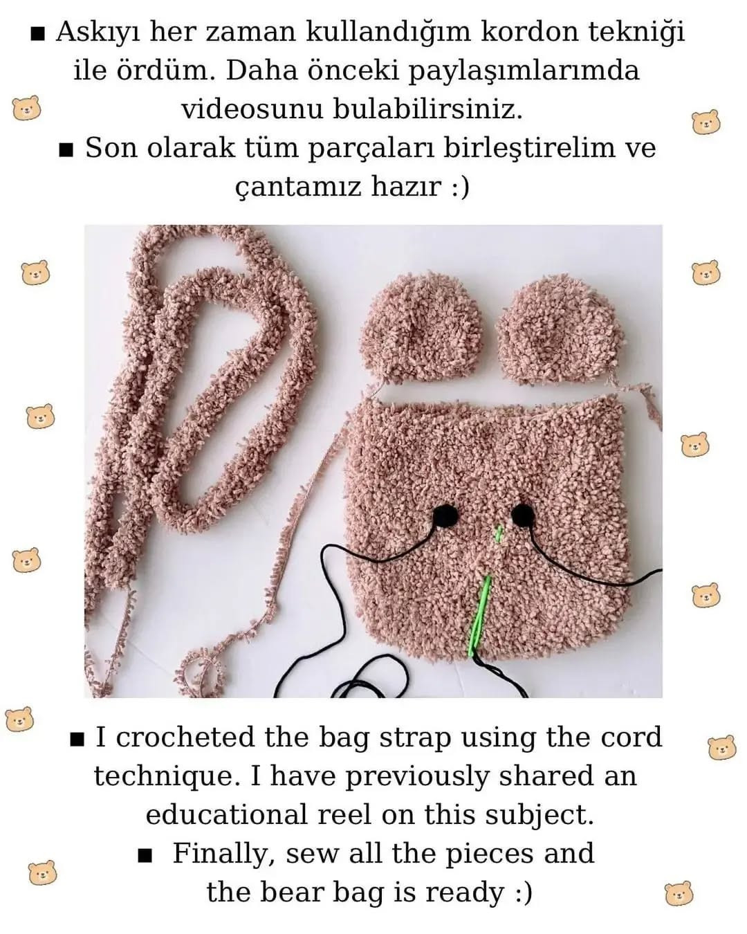 Free Crochet Pattern: Adorable Animal Bags
