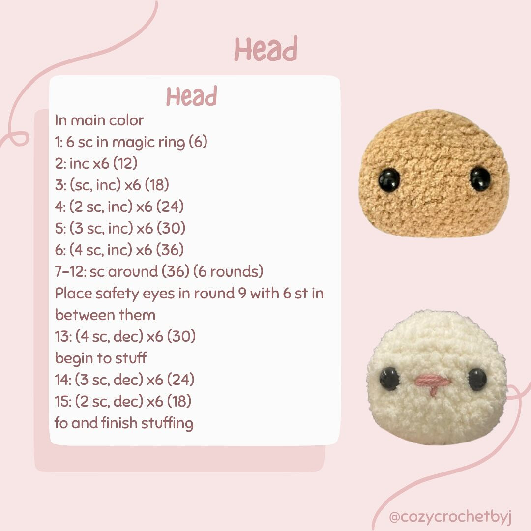 Free Crochet Pattern: Adorable Baby Bunny and Bear Amigurumi