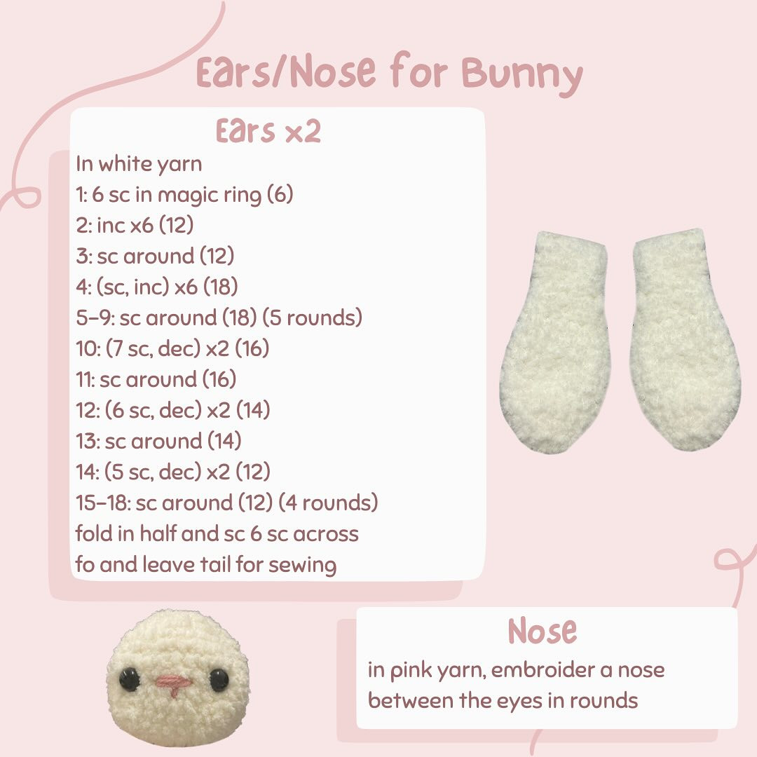 Free Crochet Pattern: Adorable Baby Bunny and Bear Amigurumi