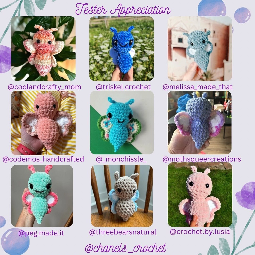 Free Crochet Pattern: Adorable Baby Butterfly Amigurumi