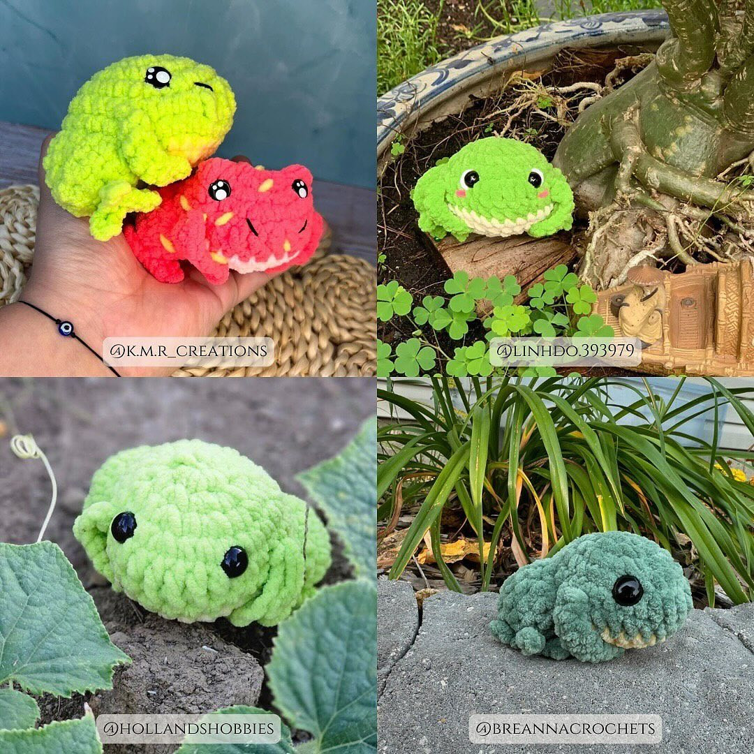 Free Crochet Pattern: Adorable Baby Frog Amigurumi