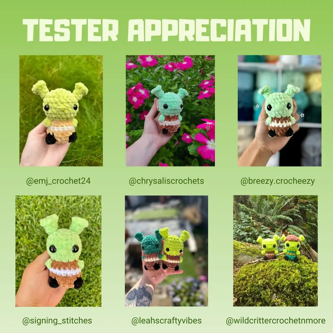 FREE Crochet Pattern: Adorable Baby Yoda Amigurumi Pattern Release and Tester Appreciation!!!