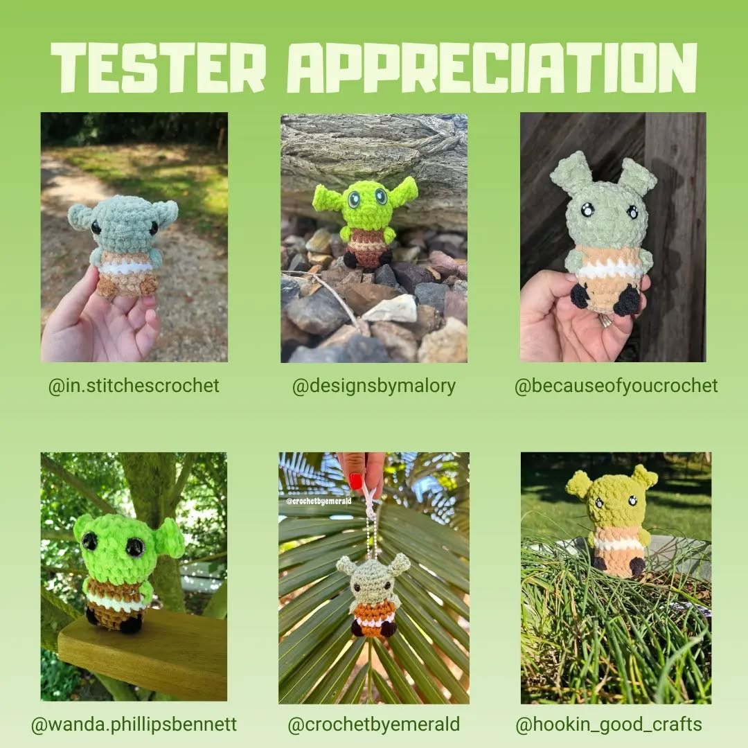 FREE Crochet Pattern: Adorable Baby Yoda Amigurumi Pattern Release and Tester Appreciation!!!