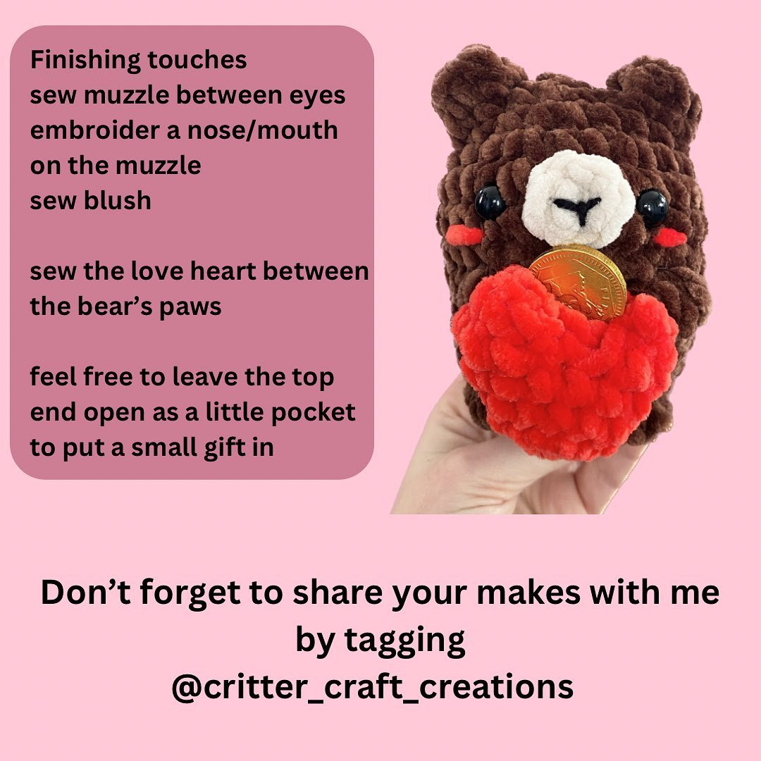 Free Crochet Pattern: Adorable Bear Hugs