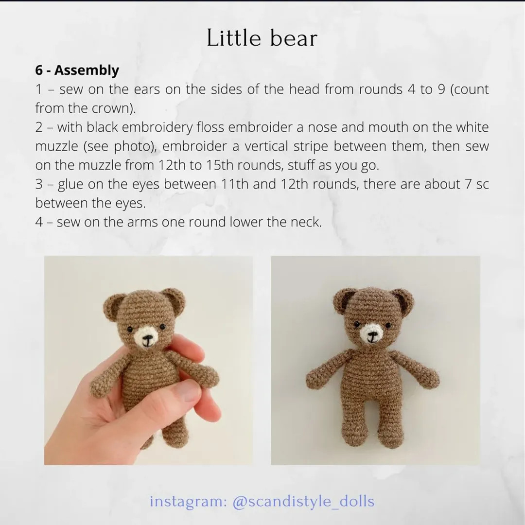 Free Crochet Pattern: Adorable Bear in Coat & Hat