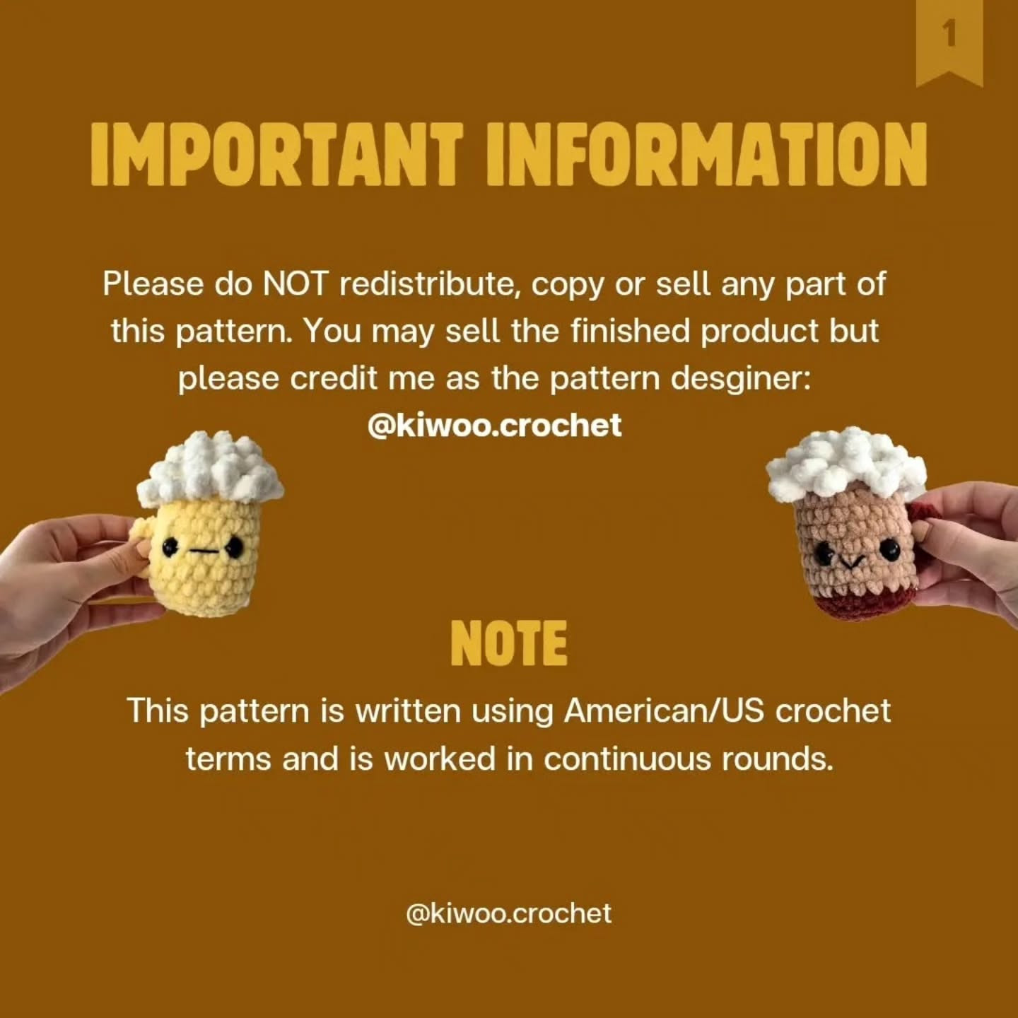 Free Crochet Pattern: Adorable Beer Mugs!