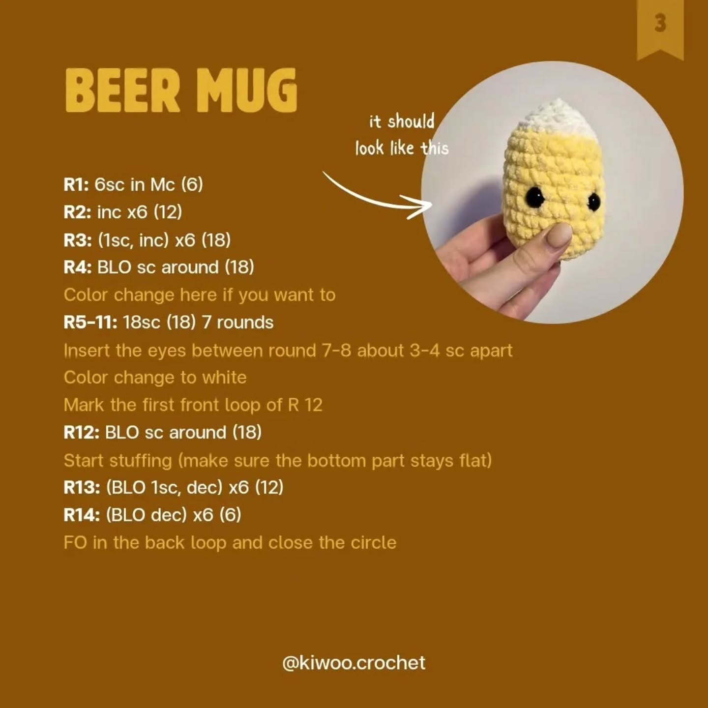 Free Crochet Pattern: Adorable Beer Mugs!