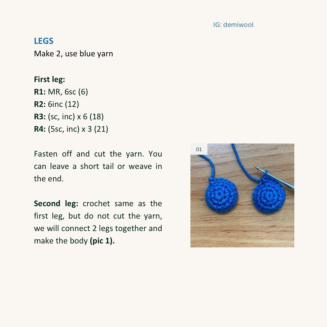 FREE Crochet Pattern: Adorable Blue Totoro Amigurumi