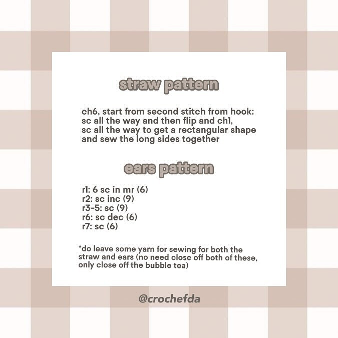 Free Crochet Pattern: Adorable Boba Bunny Amigurumi