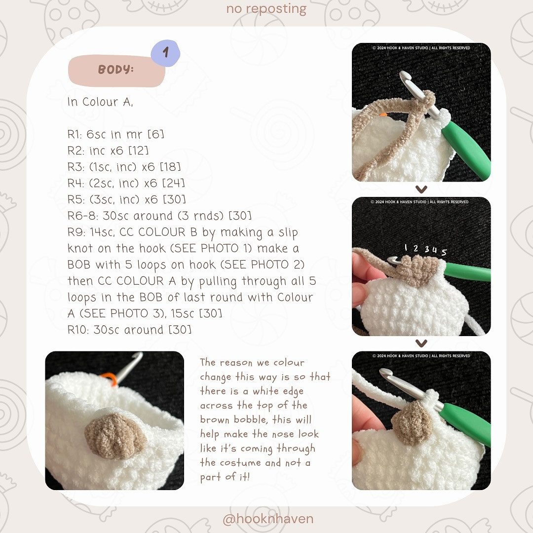 Free Crochet Pattern: Adorable Boo Bear!