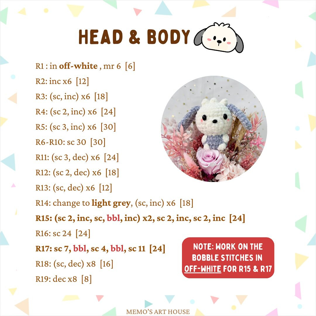 Free Crochet Pattern: Adorable Bubble Puppy Amigurumi