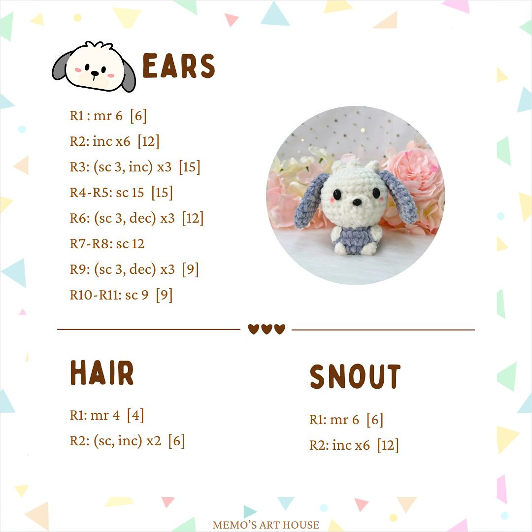 Free Crochet Pattern: Adorable Bubble Puppy Amigurumi