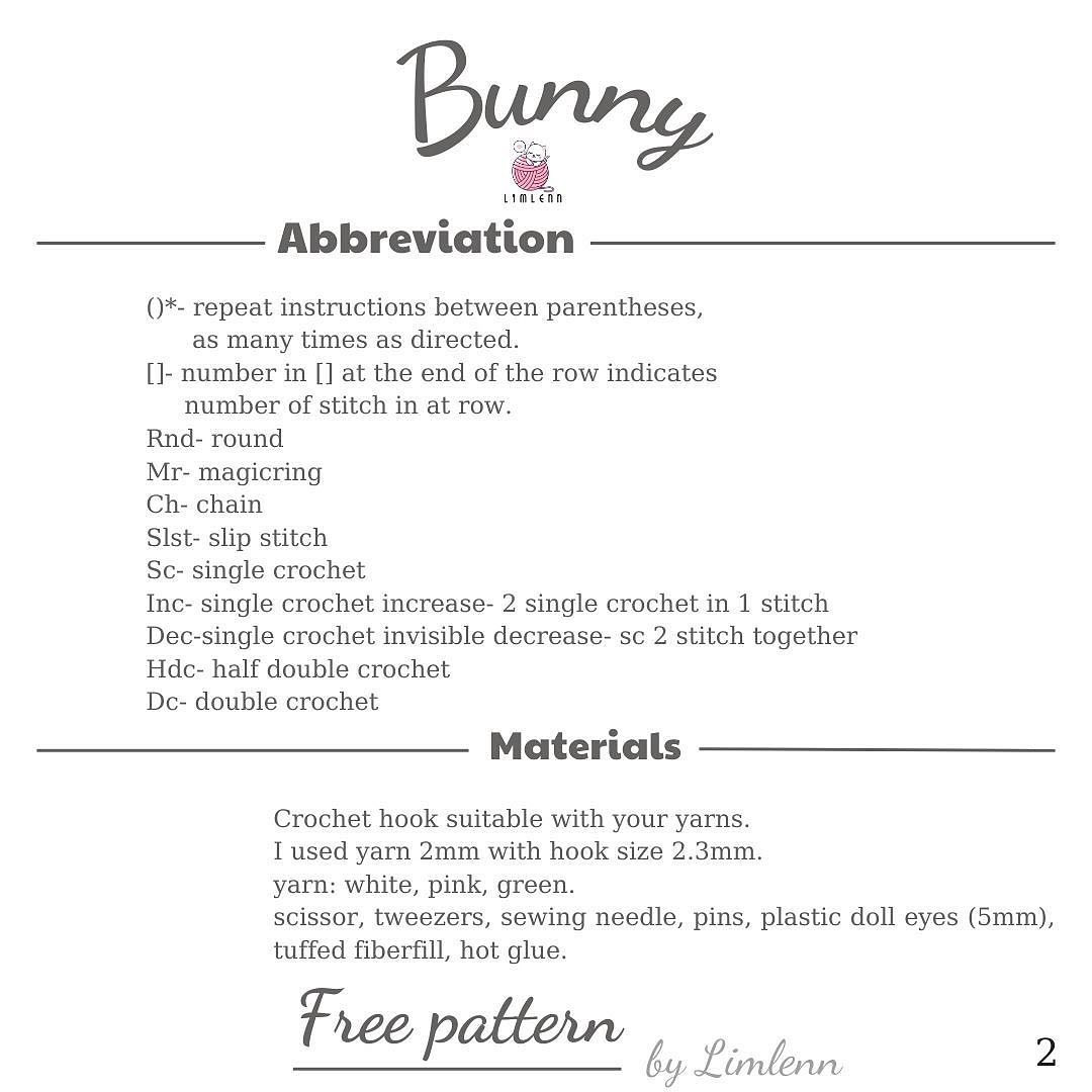 Free Crochet Pattern: Adorable Bunny Amigurumi