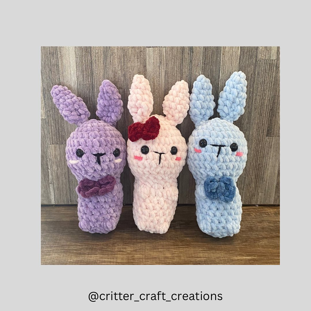 Free Crochet Pattern: Adorable Bunny Amigurumi My little Bunny Bows pattern