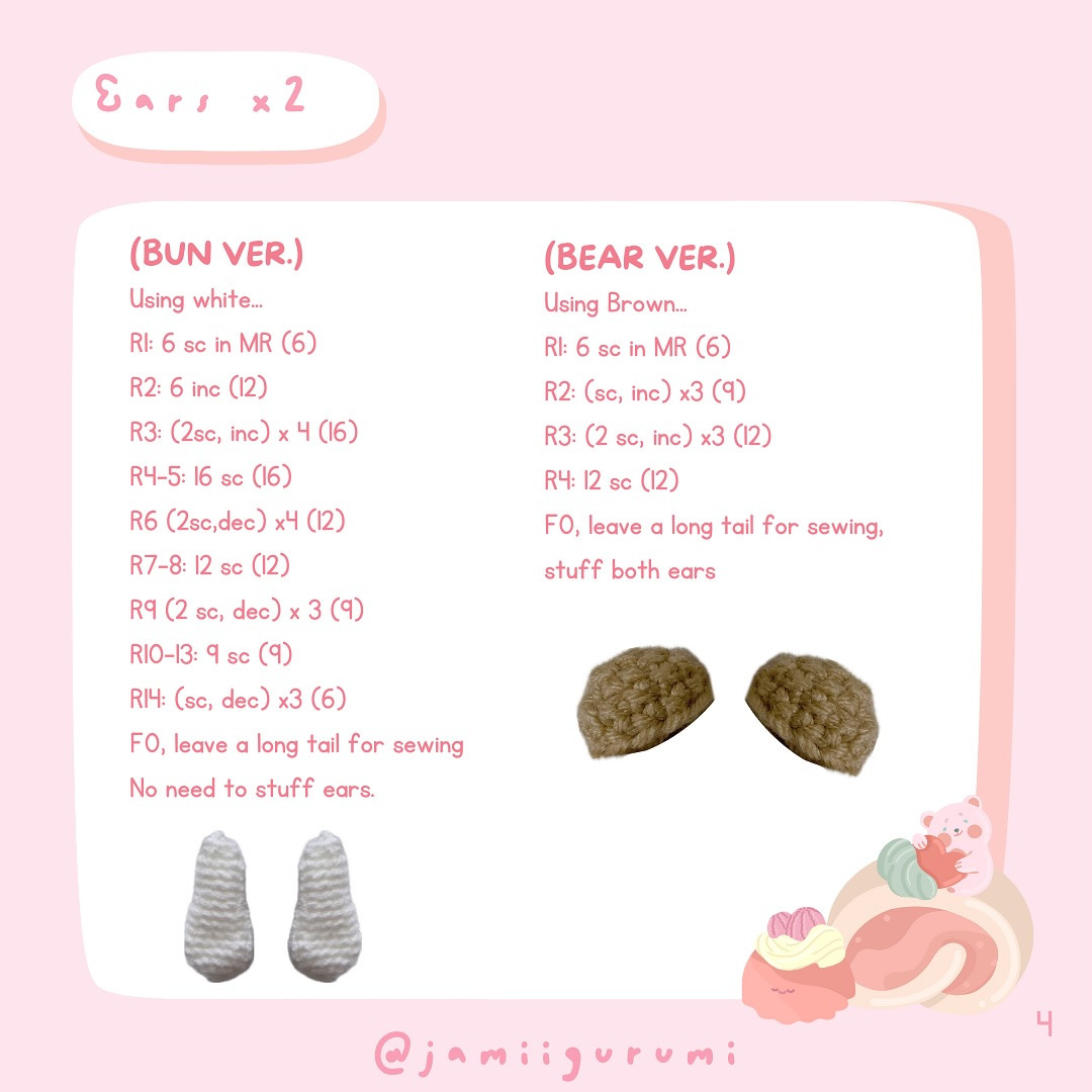 Free Crochet Pattern: Adorable Bunny and Bear Cupcakes