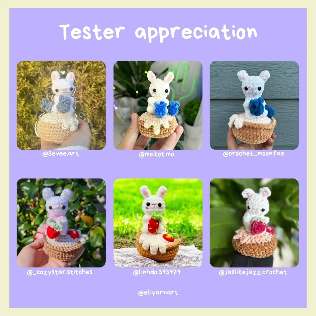 Free Crochet Pattern: Adorable Bunny Basket