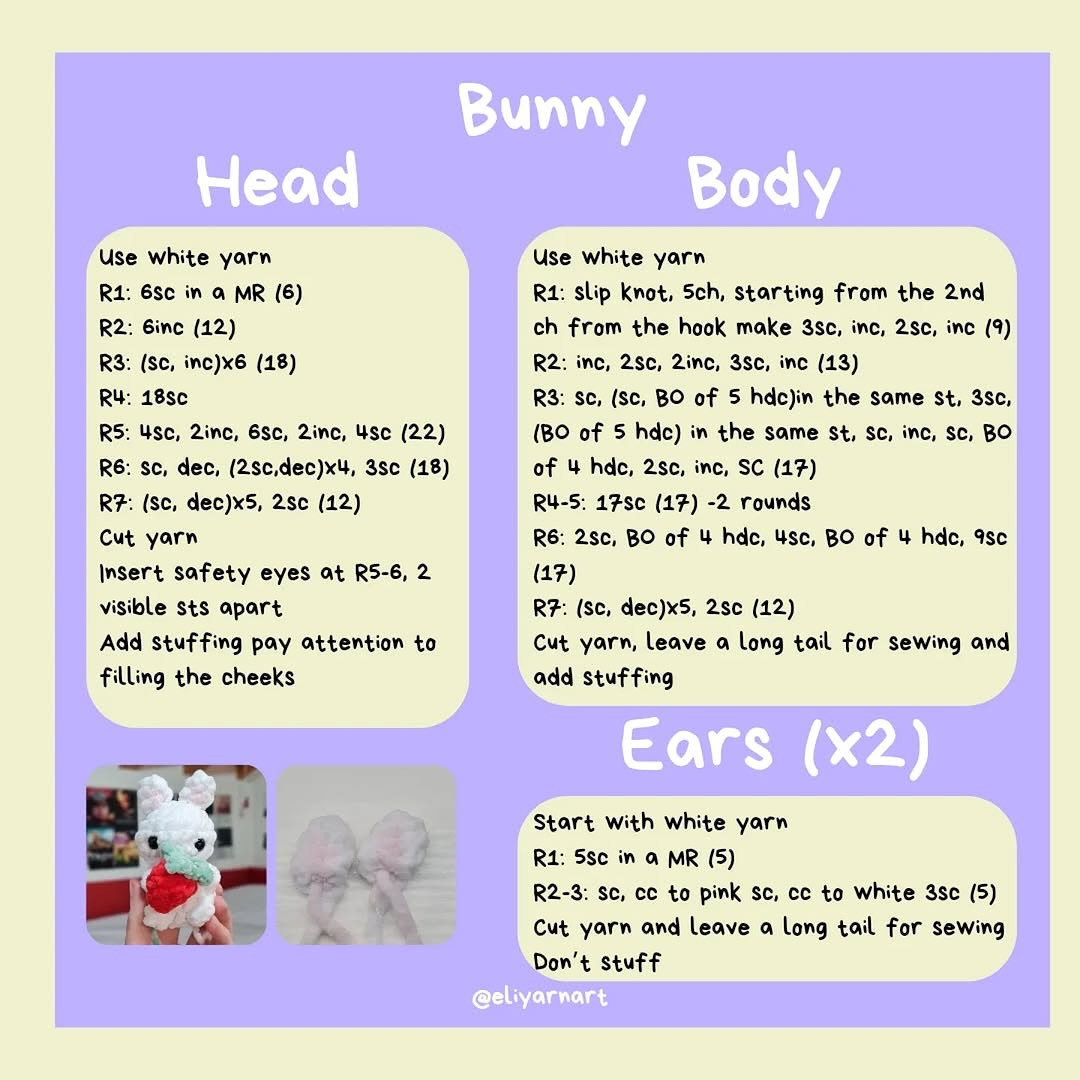 Free Crochet Pattern: Adorable Bunny Basket