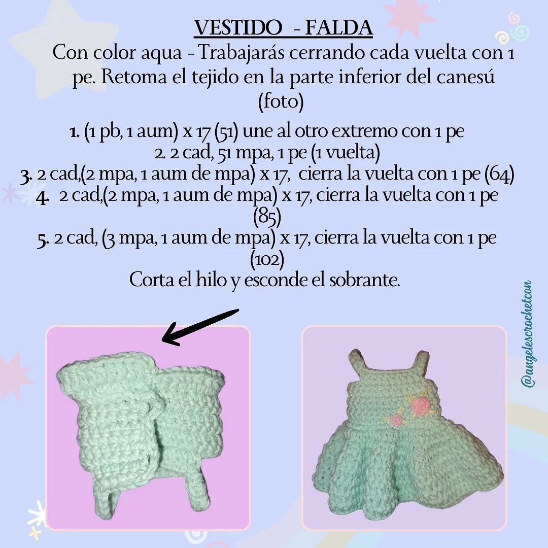 Free Crochet Pattern: Adorable Bunny Dress