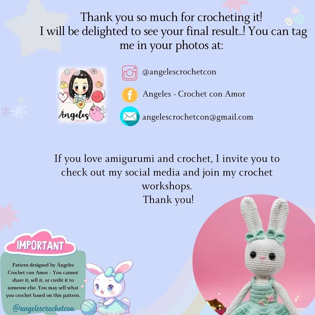 Free Crochet Pattern: Adorable Bunny Dress