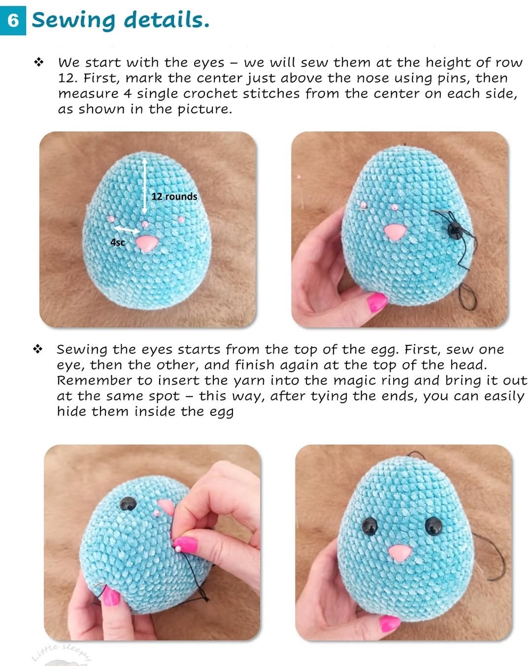 Free Crochet Pattern: Adorable Bunny Egg Amigurumi