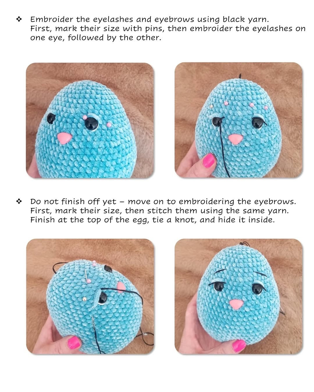 Free Crochet Pattern: Adorable Bunny Egg Amigurumi