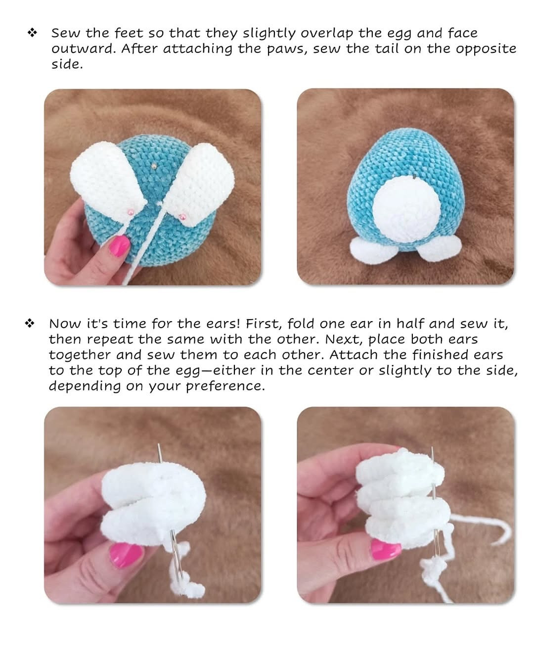 Free Crochet Pattern: Adorable Bunny Egg Amigurumi