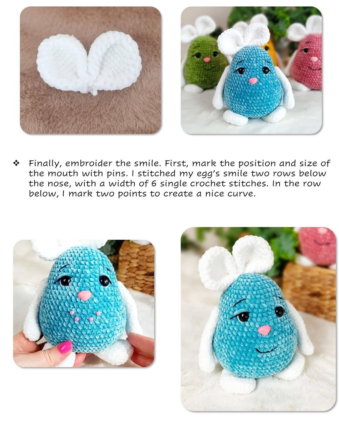 Free Crochet Pattern: Adorable Bunny Egg Amigurumi