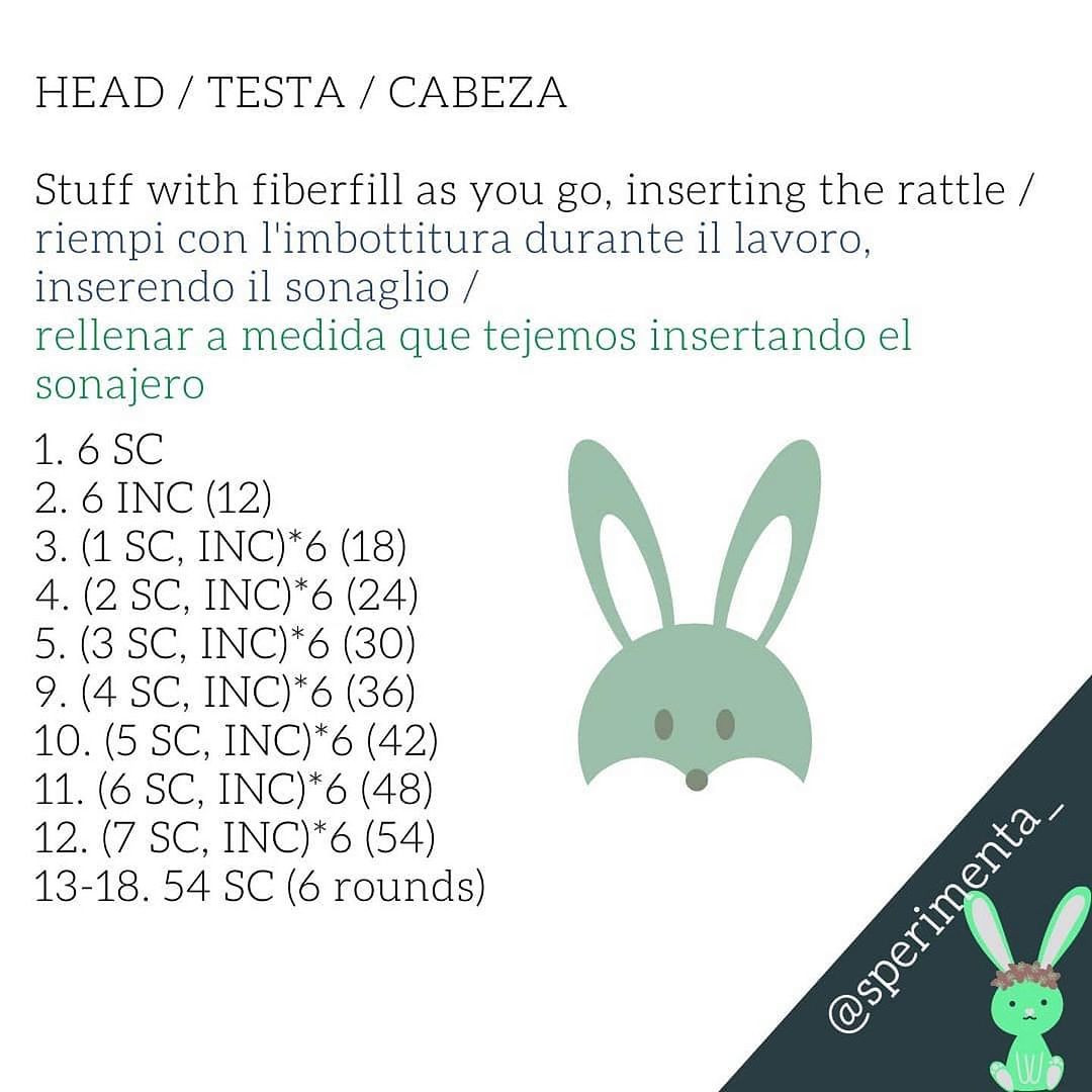 Free Crochet Pattern: Adorable Bunny Rattle