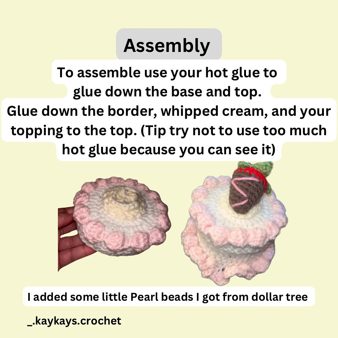 Free Crochet Pattern: Adorable Cake Box