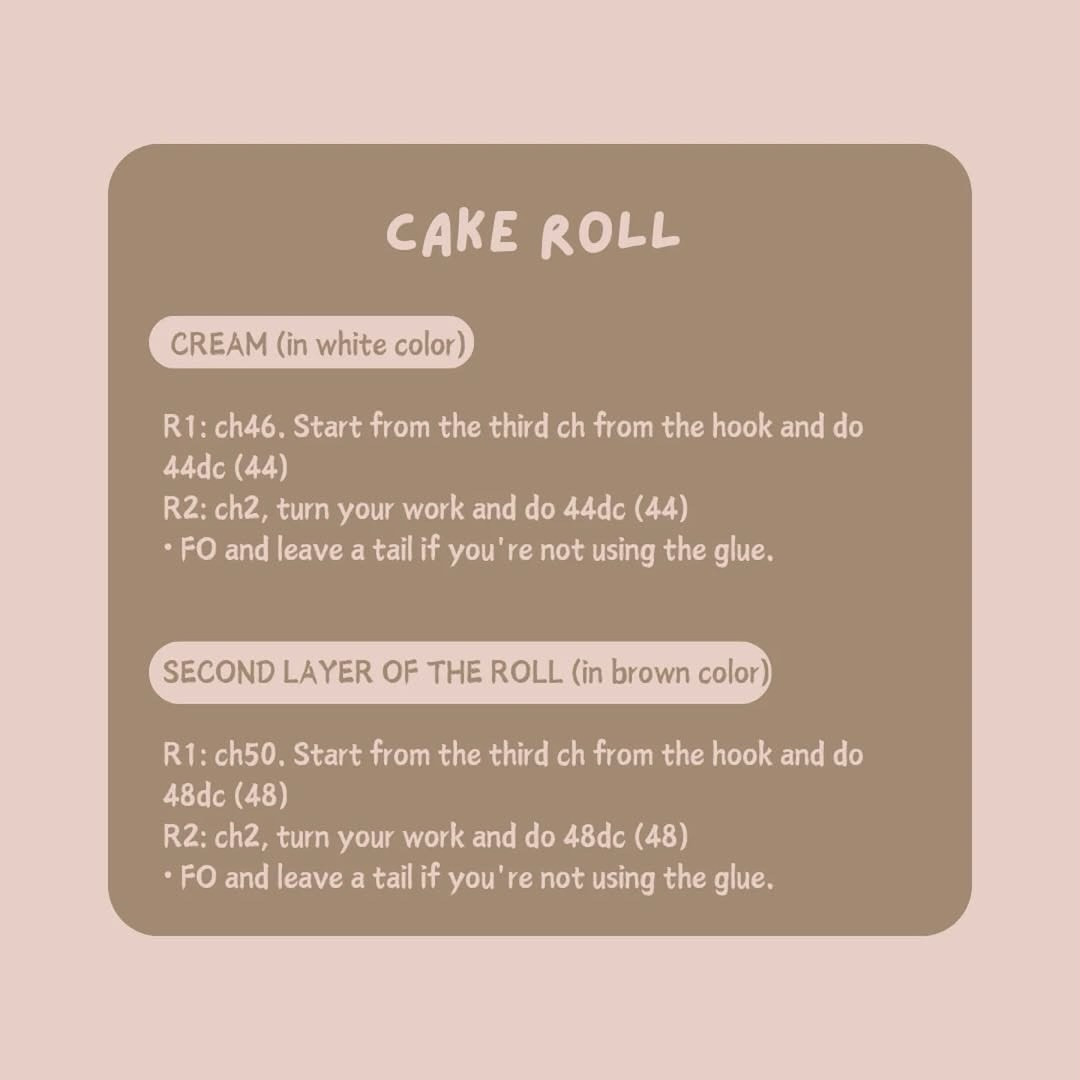 Free Crochet Pattern: Adorable Cake Roll Kitty Amigurumi