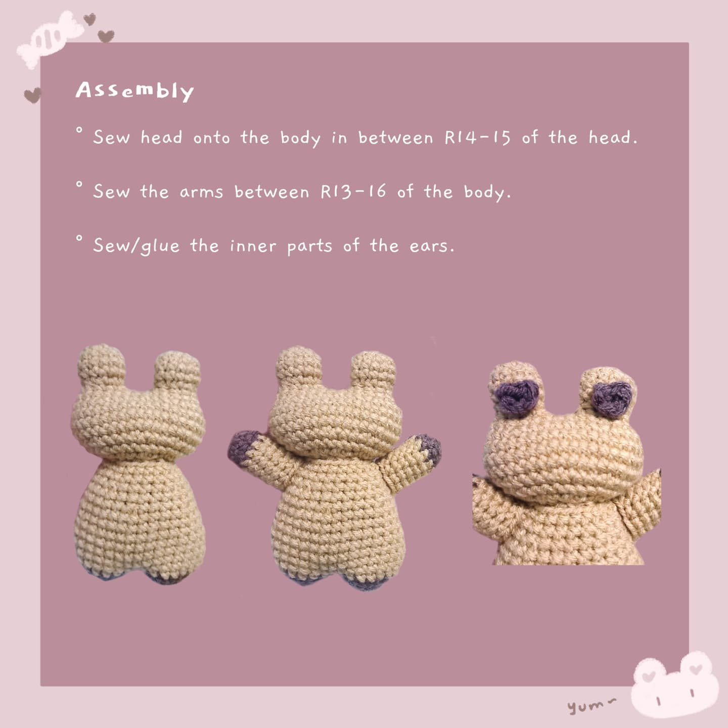 Free Crochet Pattern: Adorable Candy Bunnies