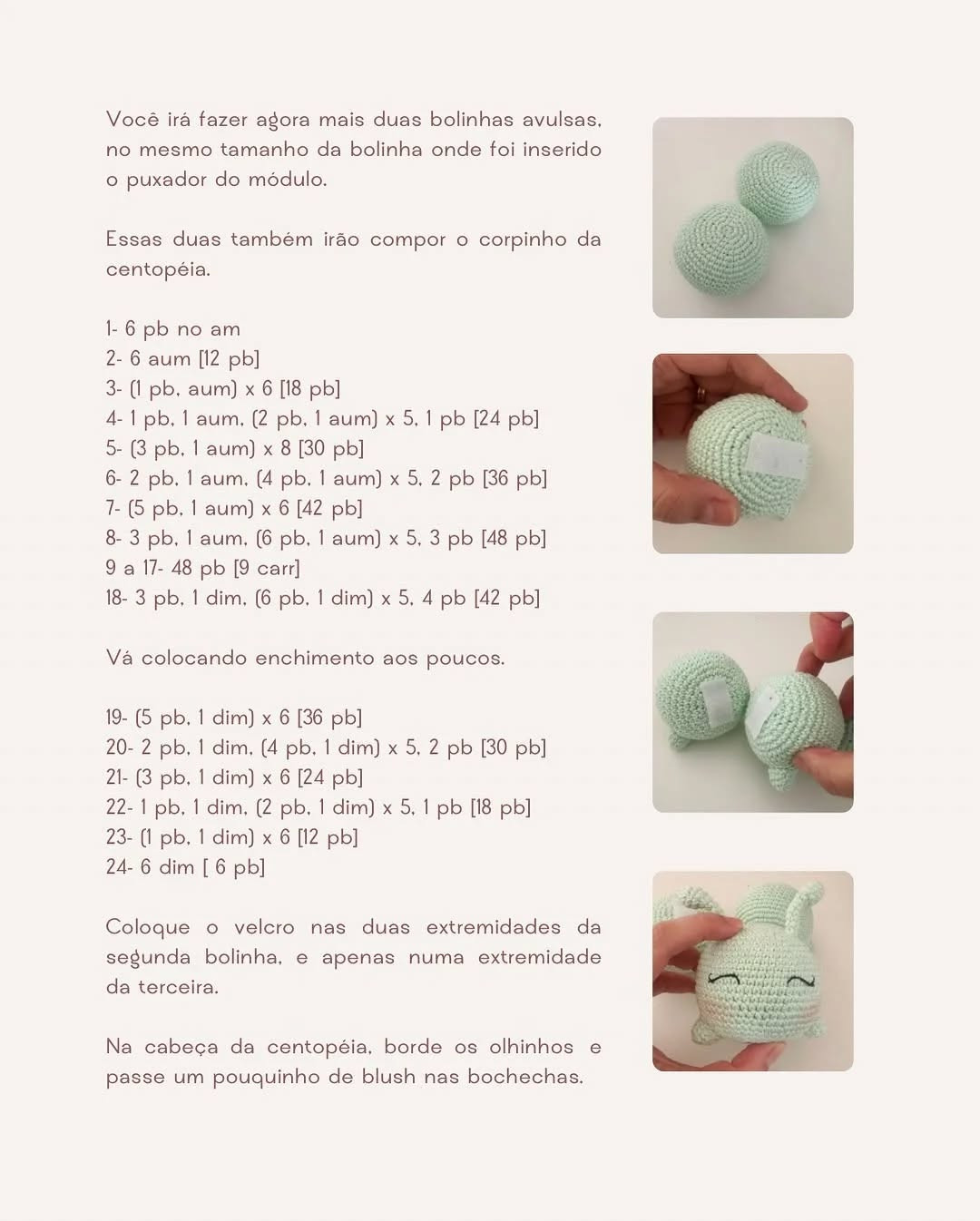 Free Crochet Pattern: Adorable Candy Centipede Amigurumi